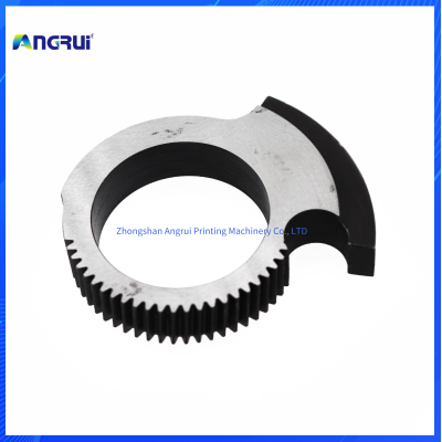 ANGRUI is suitable for Heidelberg printing machine SM102CD102 waterway adjustment eccentric gear 71.030.246 water roller swing frame fan-shaped teeth