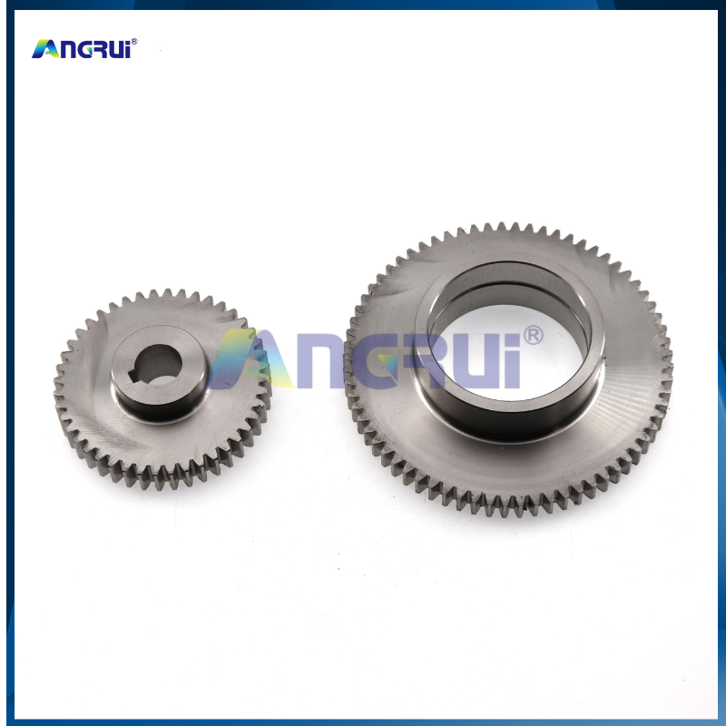 ANGRUI is suitable for Heidelberg printing machines, with oil coating roller shaft gears, large oil coating roller shaft gears, and accessories of different sizes
