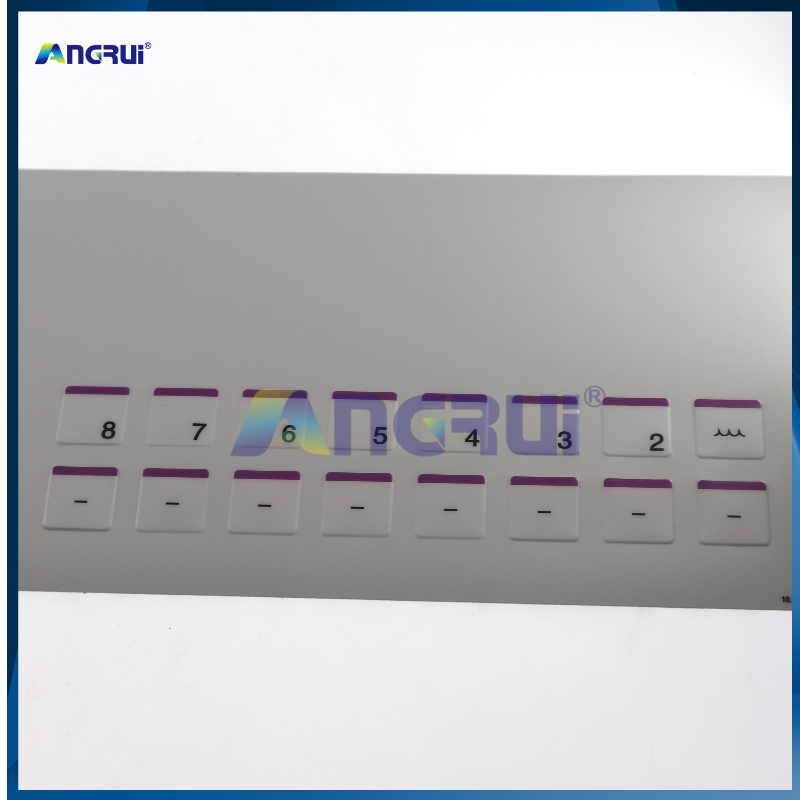 ANGRUI is suitable for Heidelberg 102 printing machine paper delivery panel button film (8 colors) 10.106.5399 10.106.6199