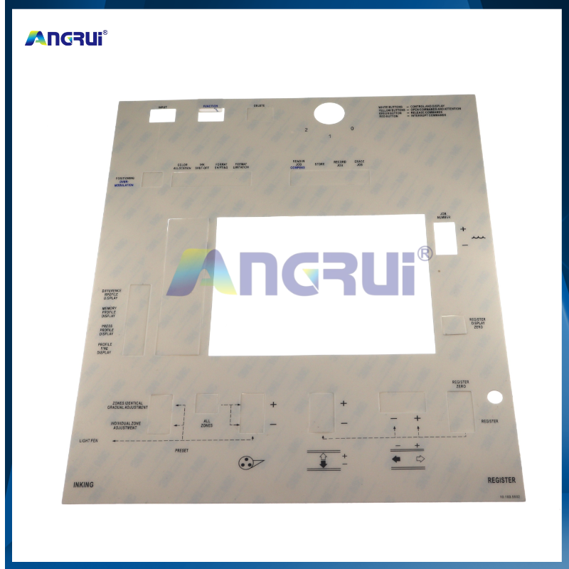 ANGRUI 适用于海德堡印刷机CP窗面板按键膜 10.103.5502  海德堡面板按键膜配件