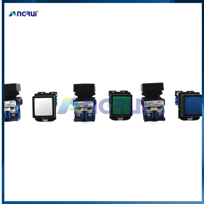 ANGRUI 适用于利优比印刷机按键开关 白 蓝 绿 利优比印刷机开关配件