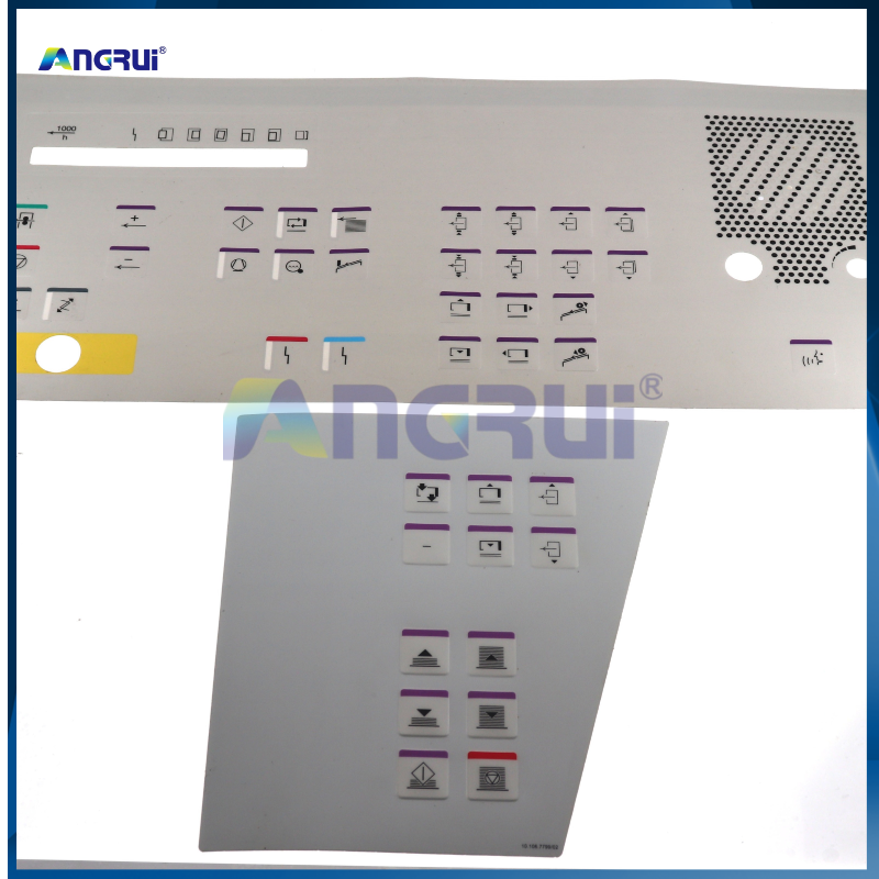 ANGRUI is suitable for Heidelberg 102 machine Da Fei Da panel button film with speaker 10.106.7199/10.106.7799