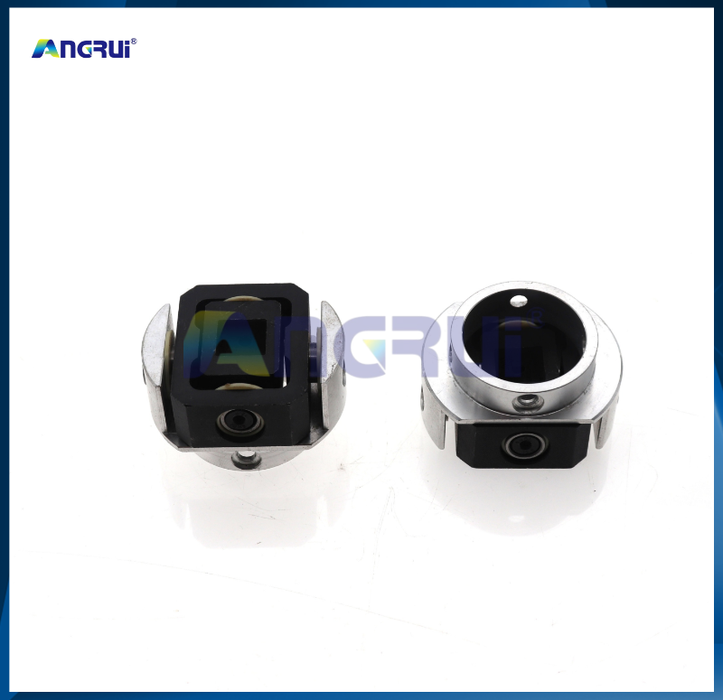 ANGRUI 适用于海德堡印刷机纸尾风皮带轮减速架铝块 孔30方孔12 MV.051.231配件