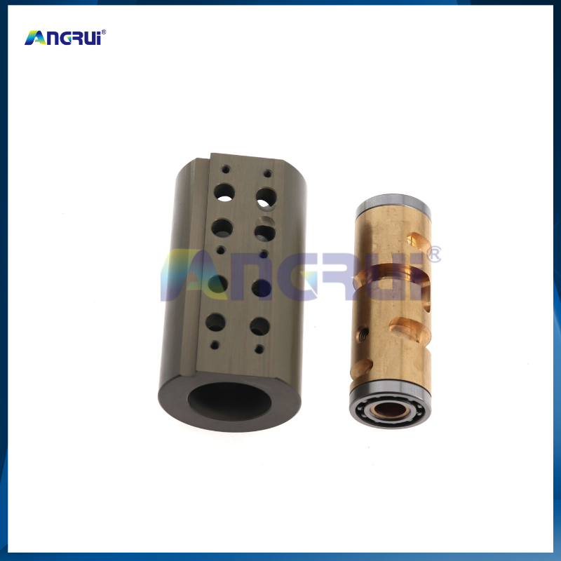 ANGRUI 适用于海德堡SM102印刷机老款飞达阀体 下孔 41.028.302 阀芯