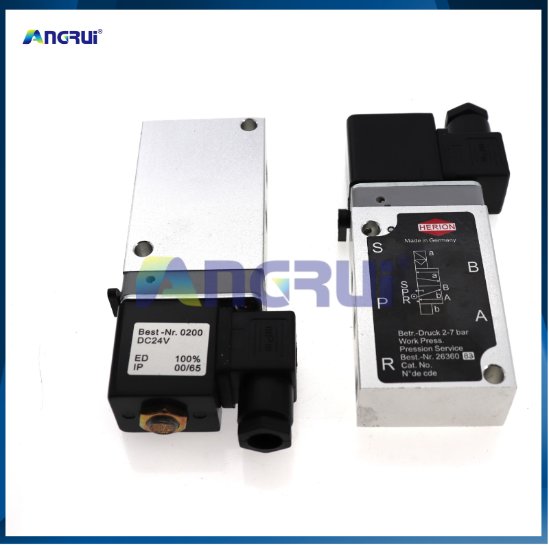 ANGRUI is suitable for Heidelberg offset printing press pneumatic solenoid valve 2636000 (24V)