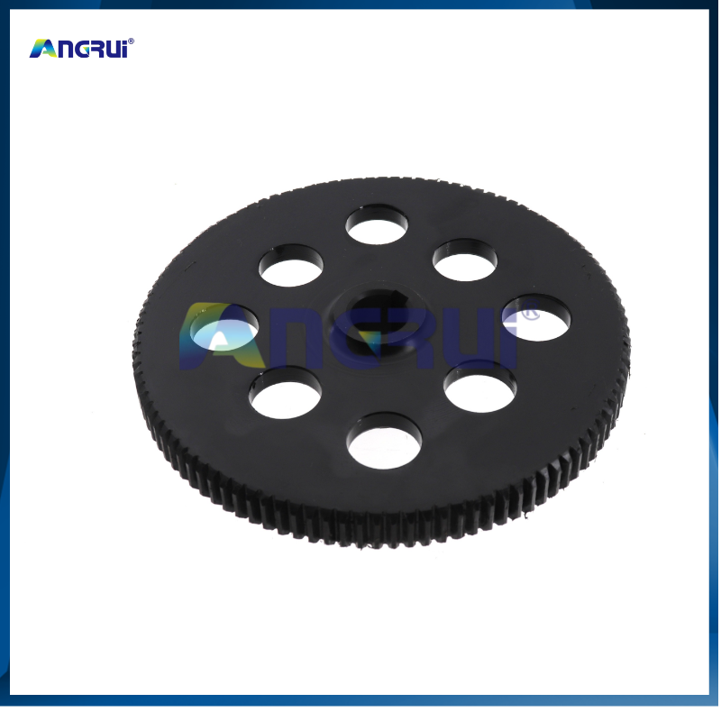 ANGRUI is suitable for Polar paper cutting machine gear black 108 teeth outer 163 height 15 total height 40 inner hole 19 card slot 6mm accessories
