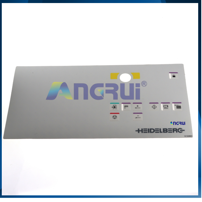 ANGRUI 适用于海德堡SM74/SM52印刷机飞达 收纸 电脑台面板按键膜