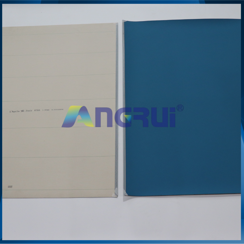 ANGRUI 适用于印刷机橡皮布8000型1048*800*1.95 钢夹